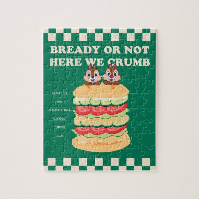 Bready or Not Here We Crumb Jigsaw Puzzle (Vertical)