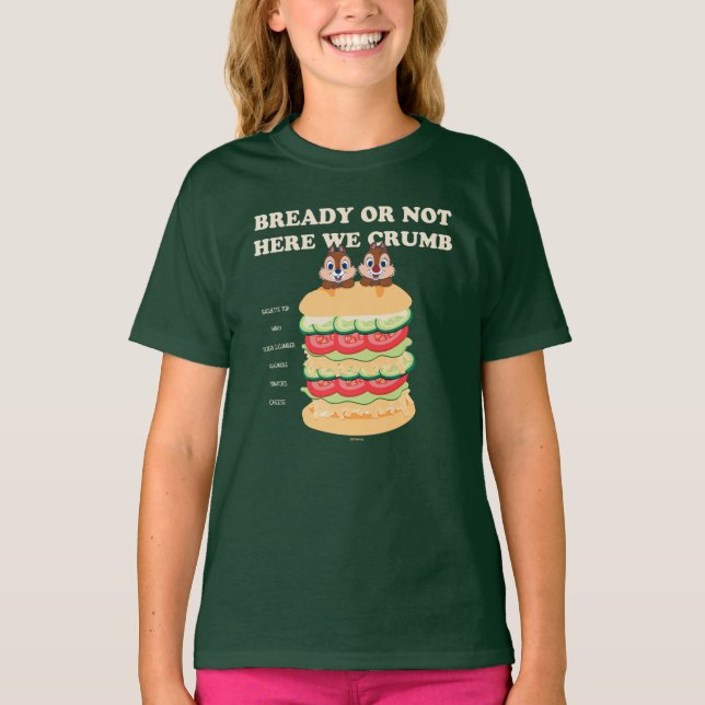 Bready or Not Here We Crumb T-Shirt (Front)