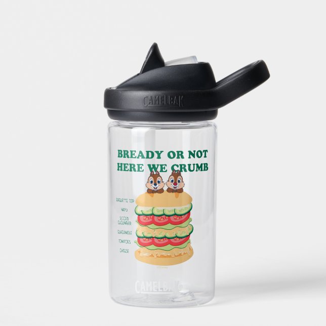 Bready or Not Here We Crumb Water Bottle (Left)