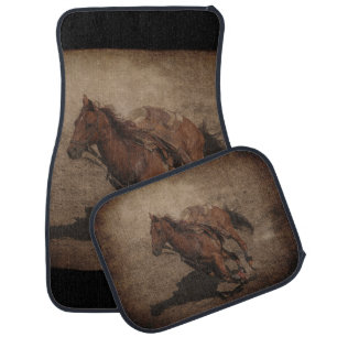 Break A-Way Rodeo Horse Car Floor Mat