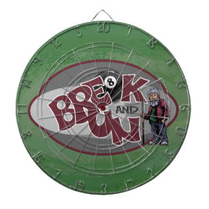 Break and Run Dartboard With Darts