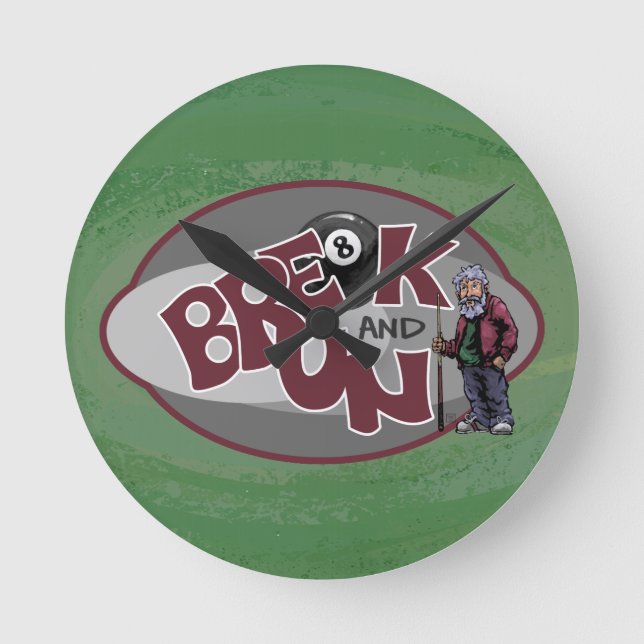 Break and Run Round Clock (Front)