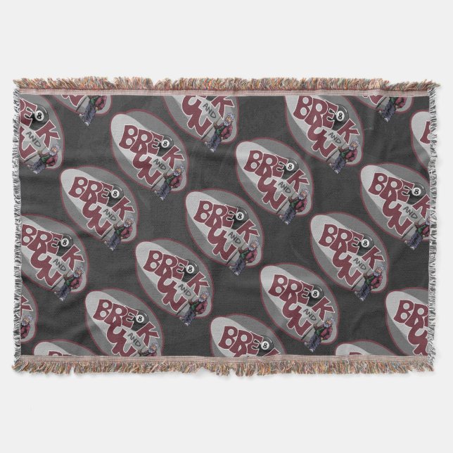 Break and Run Throw Blanket (Front)