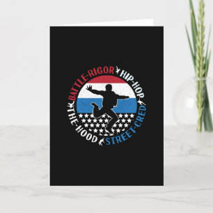 Break Dance Breakdancing Hip-Hop Boy Card