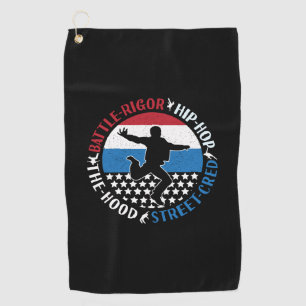 Break Dance Breakdancing Hip-Hop Boy Golf Towel