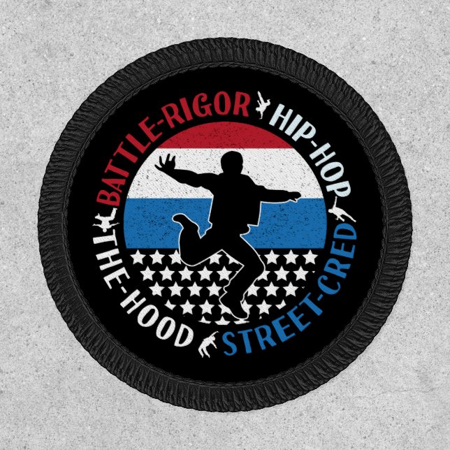 Break Dance Breakdancing Hip-Hop Boy Patch (Front)