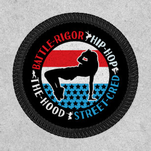 Break Dance Breakdancing Hip-Hop Dancer Girl Patch