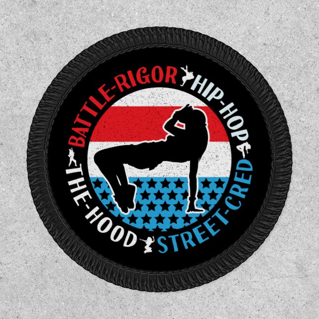 Break Dance Breakdancing Hip-Hop Dancer Girl Patch (Front)