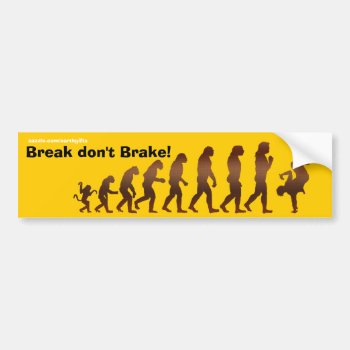 Break Dance Funny Bumper Stickers by EarthGifts at Zazzle