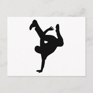 Break dance postcard