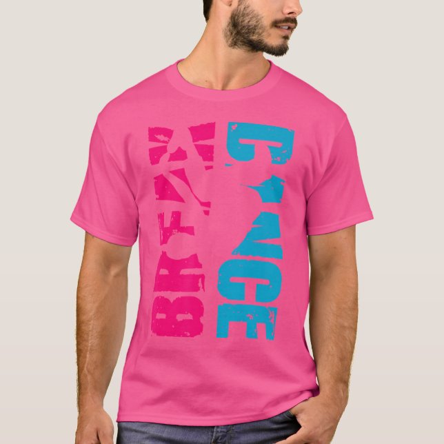Break Dancing Shirt Bboy Poses Retro Kids Hip Hop  (Front)