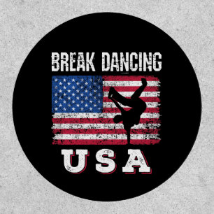 Break Dancing USA Bboy Patch