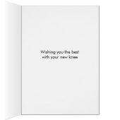 Break-In Period - A Funny Knee Replacement Poem Cards (Inside (Right))