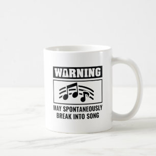 Break Into Song Coffee Mug