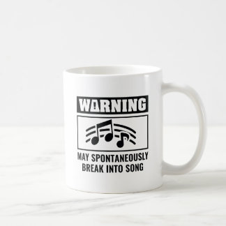 Break Into Song Coffee Mug