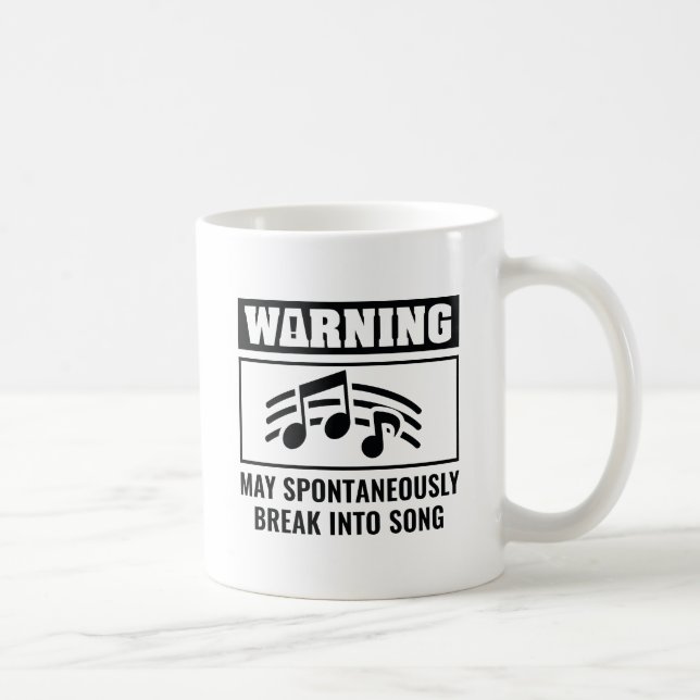 Break Into Song Coffee Mug (Right)