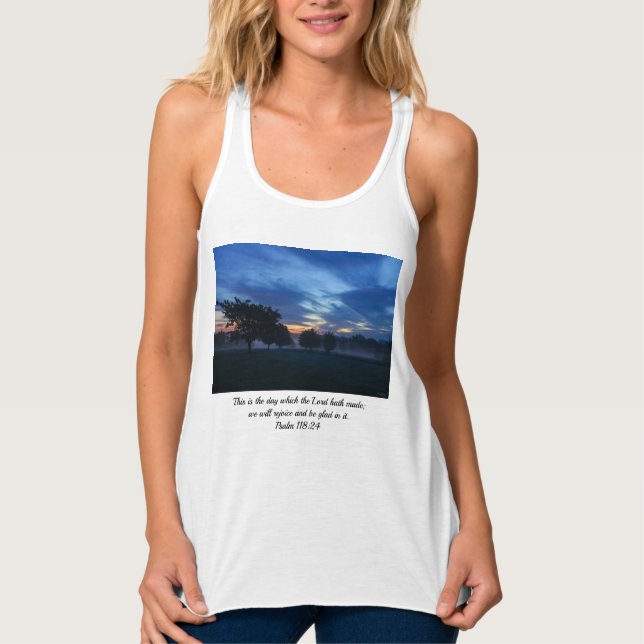Break Of Dawn And Fog Tank Top (Front)