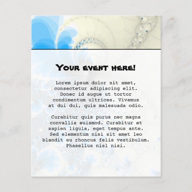 Break on Through - Fractal Art Flyer (Front)