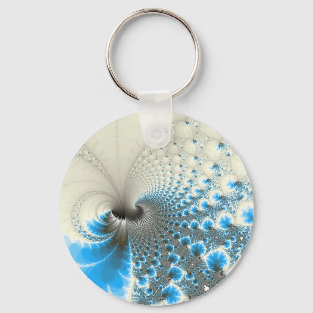Break on Through - Fractal Art Keychain (Front)