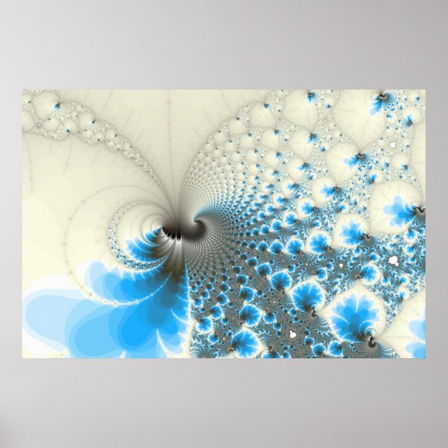 Break on Through - Fractal Art Poster (Front)