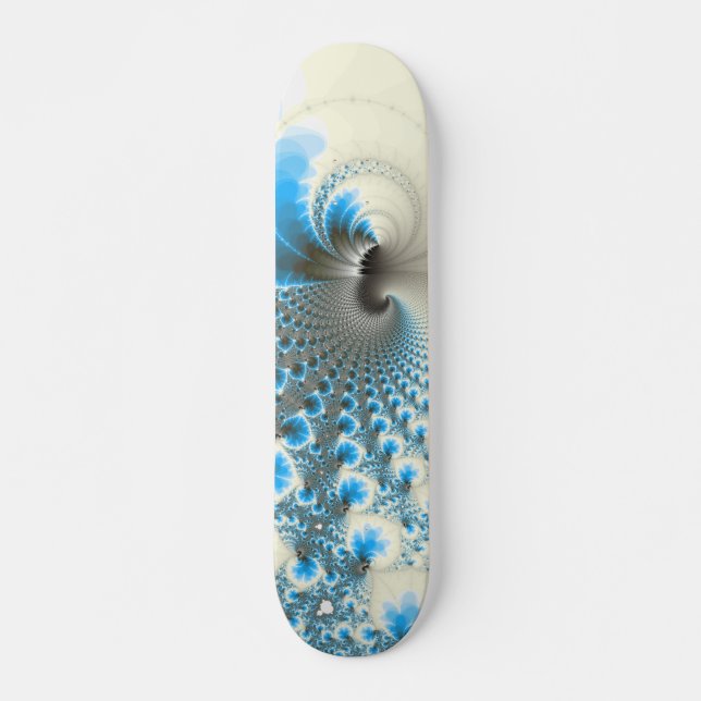 Break on Through - Fractal Art Skateboard Deck (Front)