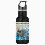 Break on Through - Fractal Art Water Bottle