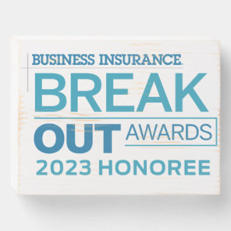 Break Out Awards Wood Sign