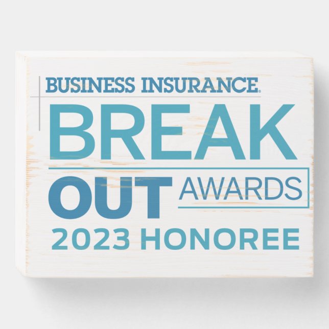 Break Out Awards Wood Sign (Front Horizontal)