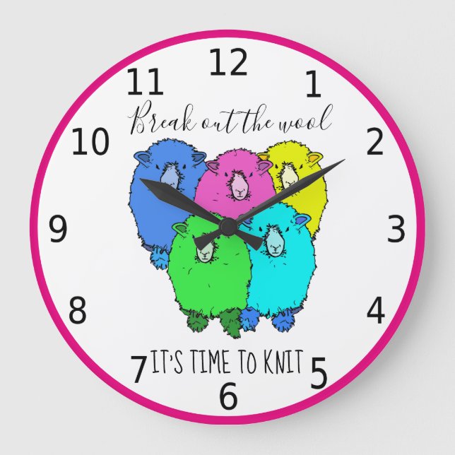 Break out the wool, it's time to knit large clock (Front)