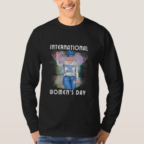 Break The Bias International Womens Day Woman Mon T_Shirt