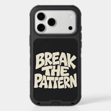 Break The Pattern — Disruptive Innovation Typograp