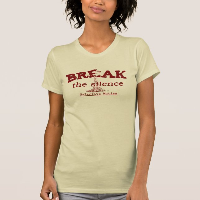 Break the Silence light T-Shirt (Front)