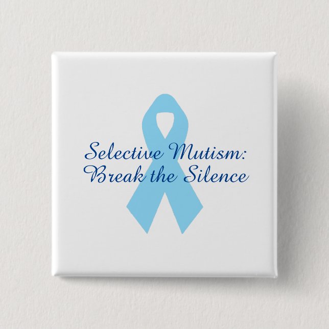 Break the Silence Ribbon Button (Front)