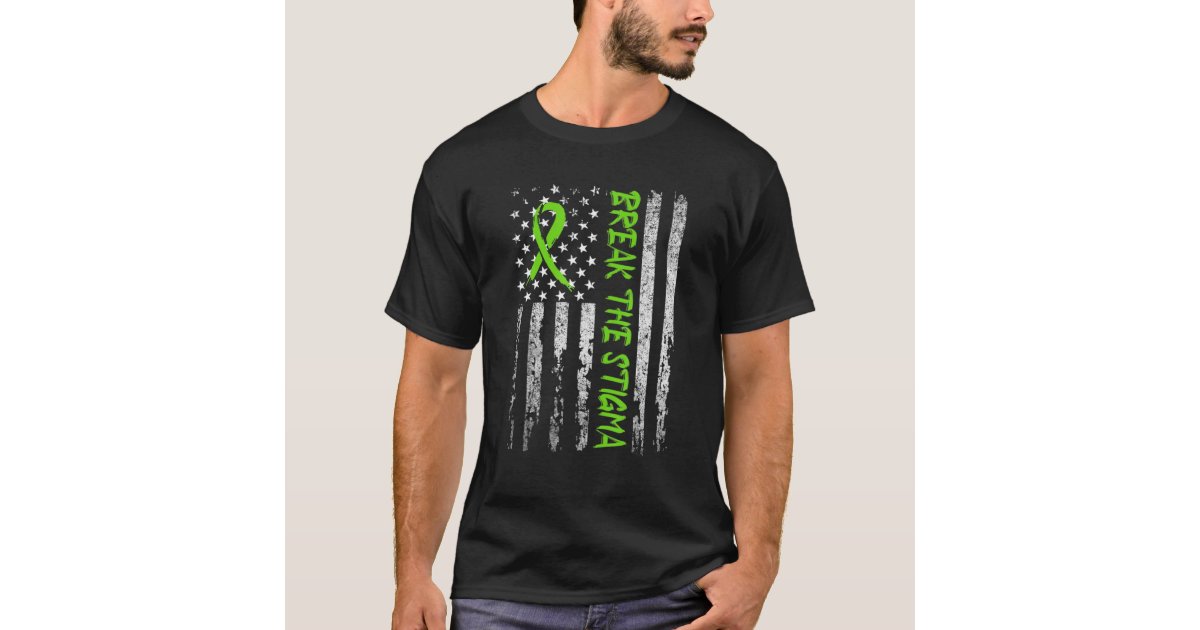  Mental Health Awareness End The Stigma T-Shirt : Clothing,  Shoes & Jewelry