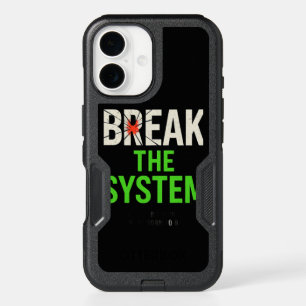 Break the System – Bold Motivational iPhone 16 Case