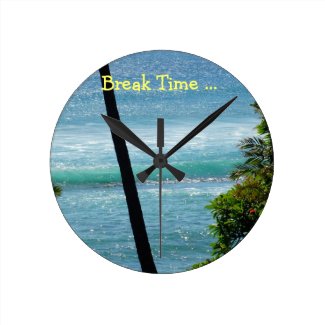 Break time wall clock