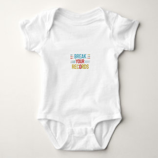 Break Your Records Baby Bodysuit