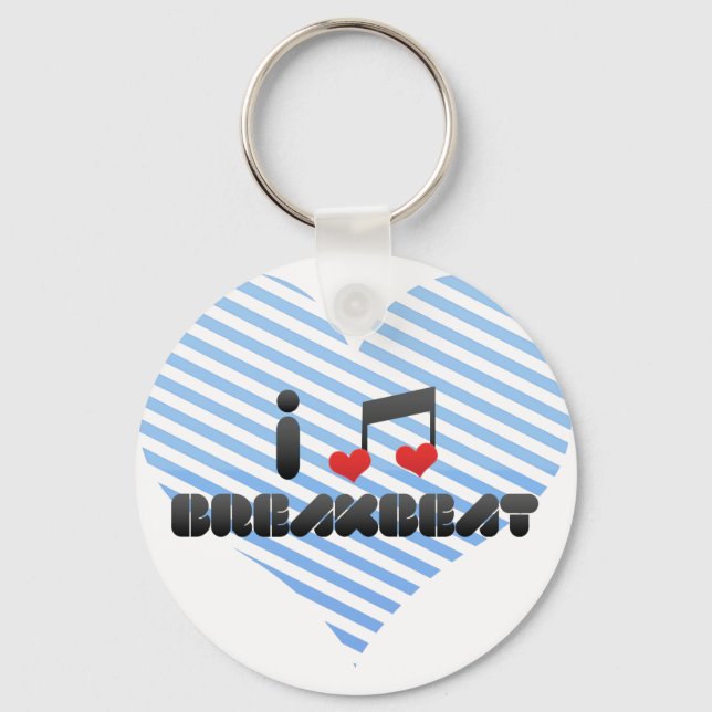 Breakbeat fan keychain (Front)