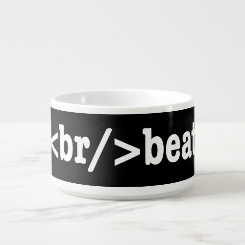 breakbeat HTML Code Bowl