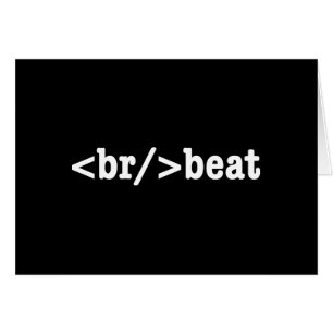 breakbeat HTML Code Cards
