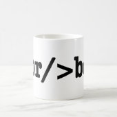 breakbeat HTML Code Coffee Mug (Center)