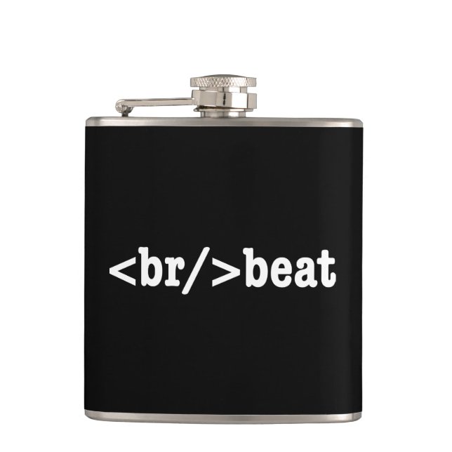 breakbeat HTML Code Hip Flask (Front)