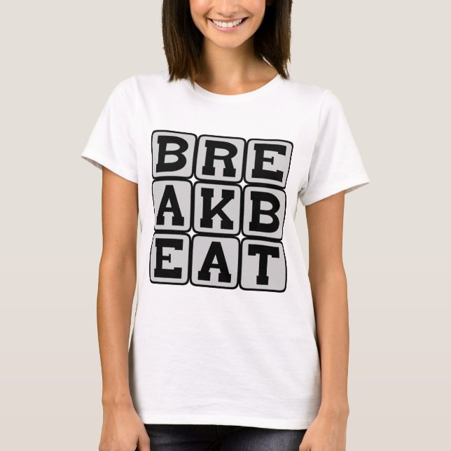 Breakbeat, Music Genre T-Shirt (Front)