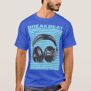 Breakbeat with Headphones - Vintage Electronic Dan T-Shirt