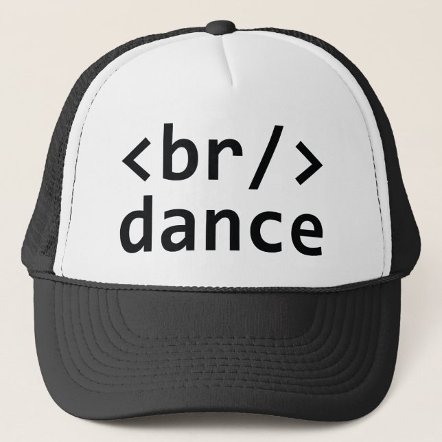 Breakdance Code Trucker Hat (Front)