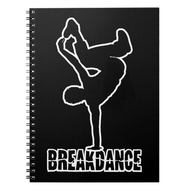Breakdance custom color notebook (Front)