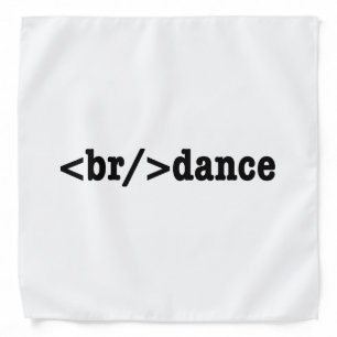 breakdance HTML Code Bandana
