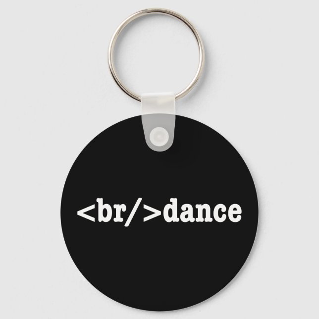 breakdance HTML Code Keychain (Front)