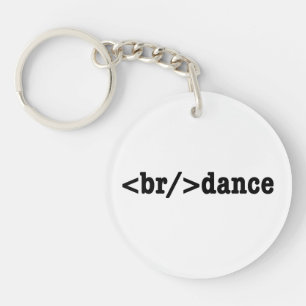 breakdance HTML Code Keychain