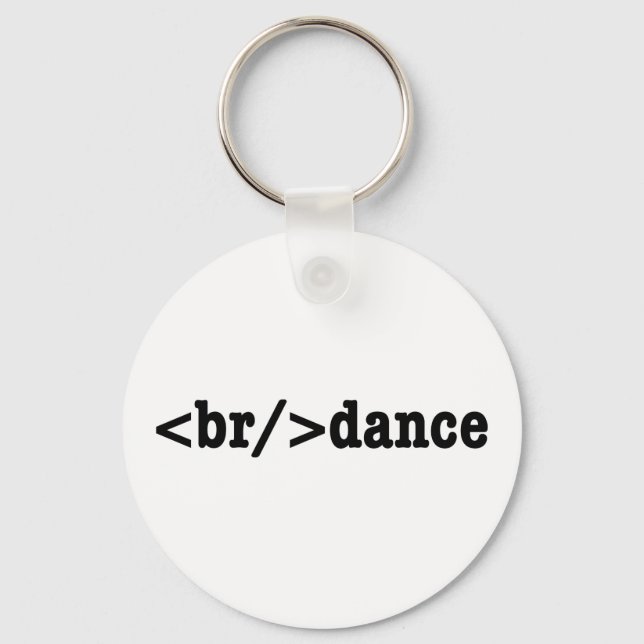 breakdance HTML Code Keychain (Front)